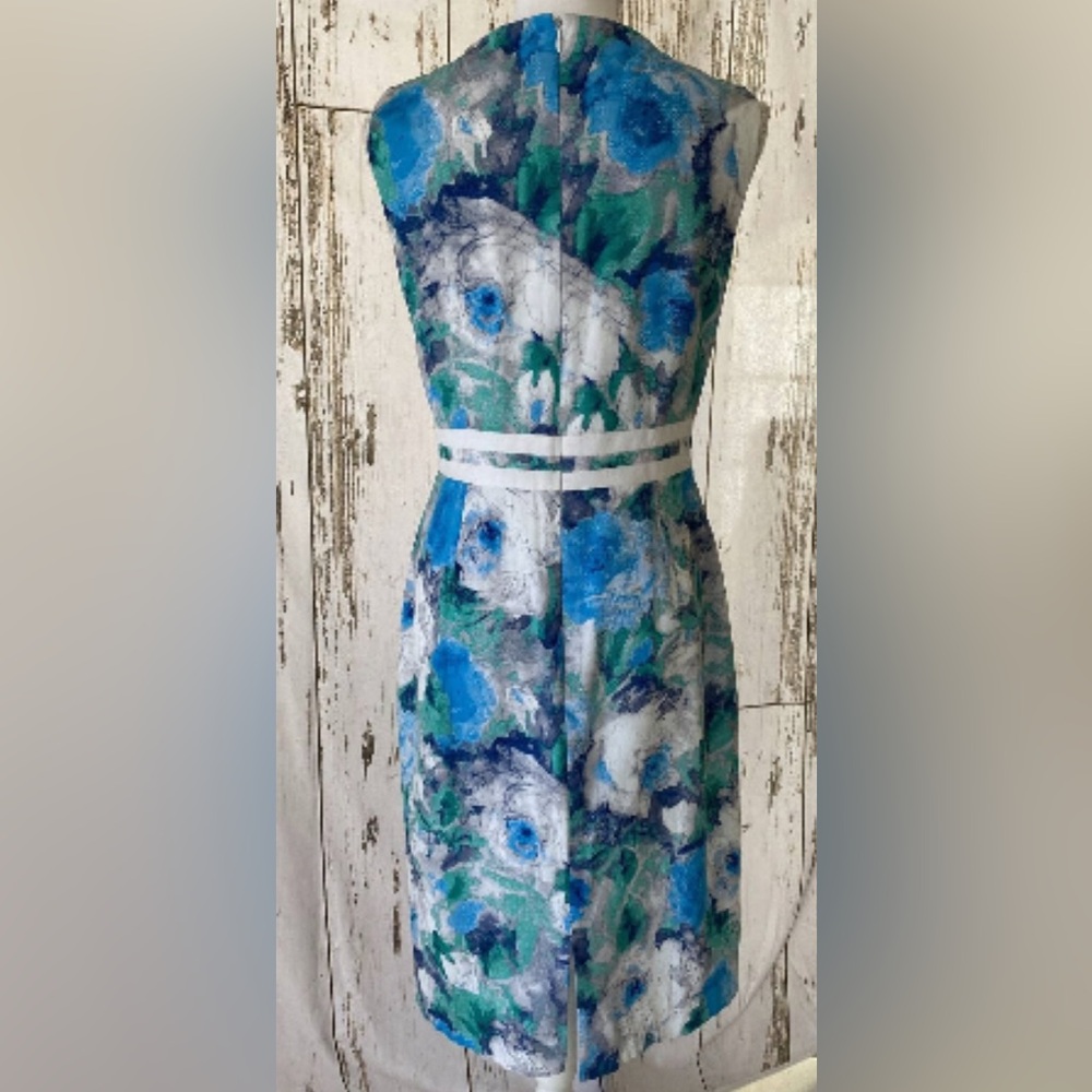 Alex Marie floral dress blue green white size 16 - Picture 2 of 10